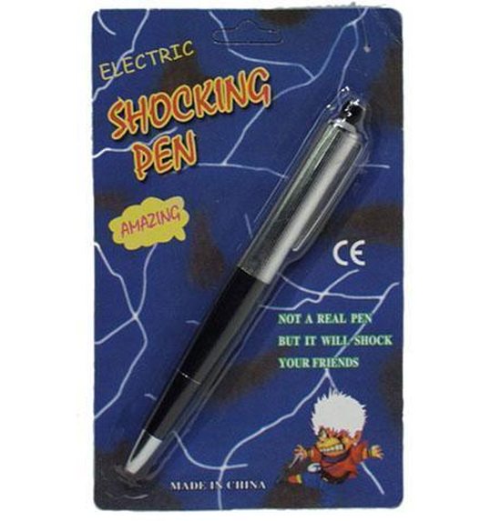 Pen met elektrische schok fopartikel