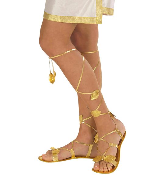 Romeinse sandalen met lint