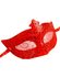 Rood glitter oogmasker Devilish