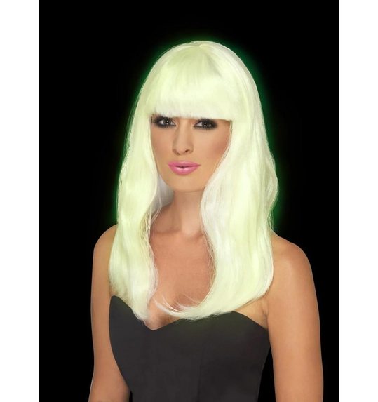 glow in the dark party wig