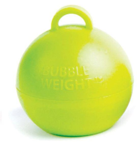 Ballongewicht bubble limoengroen (35gr)