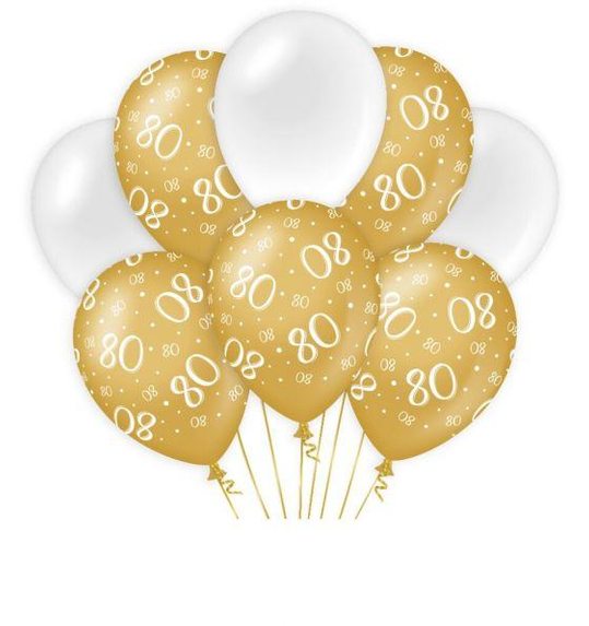 Ballonnen verjaardag 80 jaar