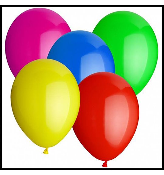 Ballons 12 stuks mix kleuren
