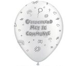 Communie Ballonnen Parelwit - 30cm