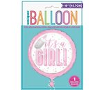Folieballon “It‘s a Girl!“ 45cm