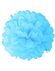 Pompoms decoratie babyblauw (2st)