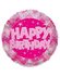 happy birthday folieballon roze