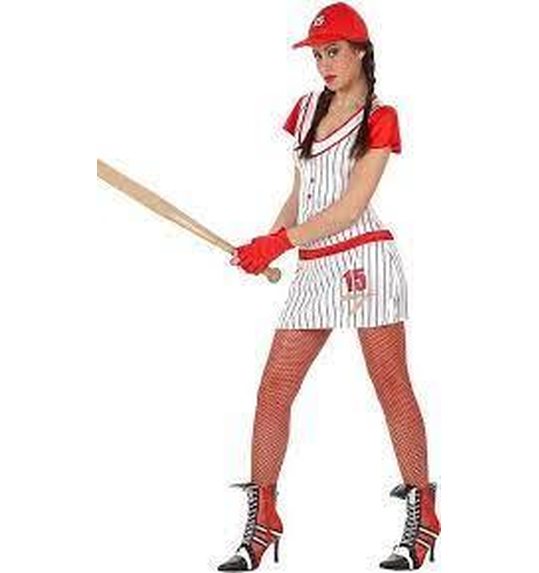 Baseball speelster kostuum