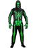 Neon groen skelet kostuum voor volwassenen