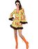 Retro jaren 60 jurk met lange mouwen