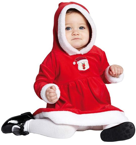 Schattig kerst verkleed jurkje voor babies