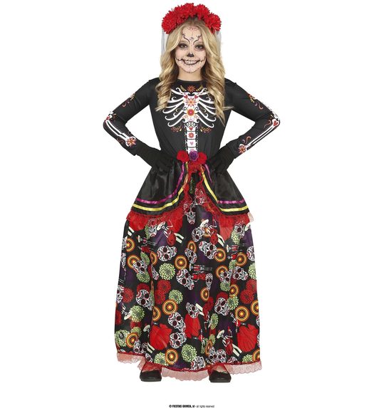 catrina mexicaanse jurk halloween voor meisjes