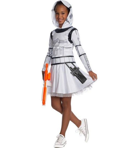 classic stormtrooper jurk voor meisjes
