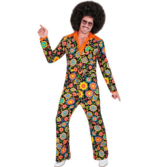 flower hippie kostuum voor heren