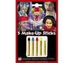 5 make-up sticks