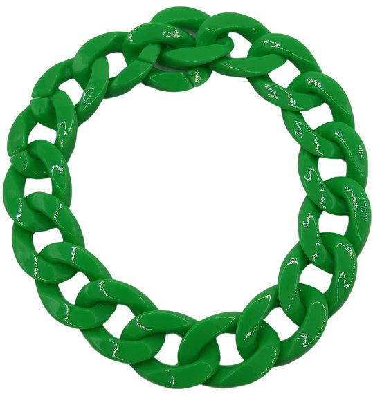 Fluo groene schakel armbanden
