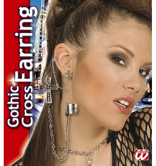 Gothic oorring met clip