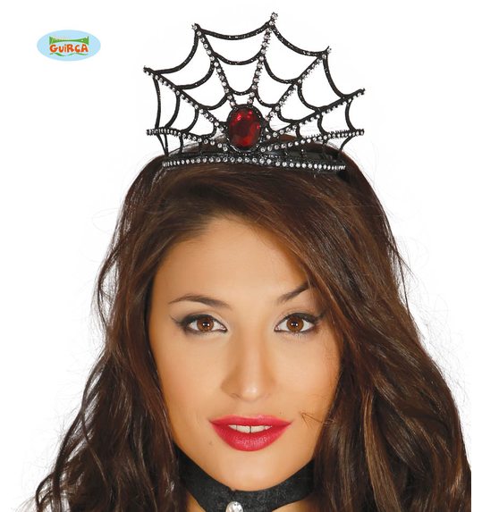Halloween spinnenweb tiara