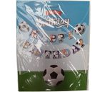 Happy birthday banner voetbal