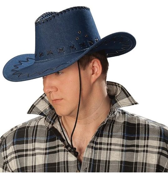 Jeanslook cowboy hoed