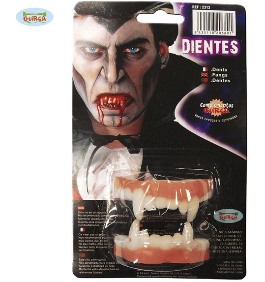 Latex vampier tanden
