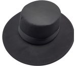 Luxe zwarte hoed Luciano