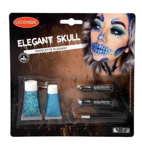 Make-up kit elegant Skull