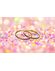 Oorbellen grote ring glitter roze
