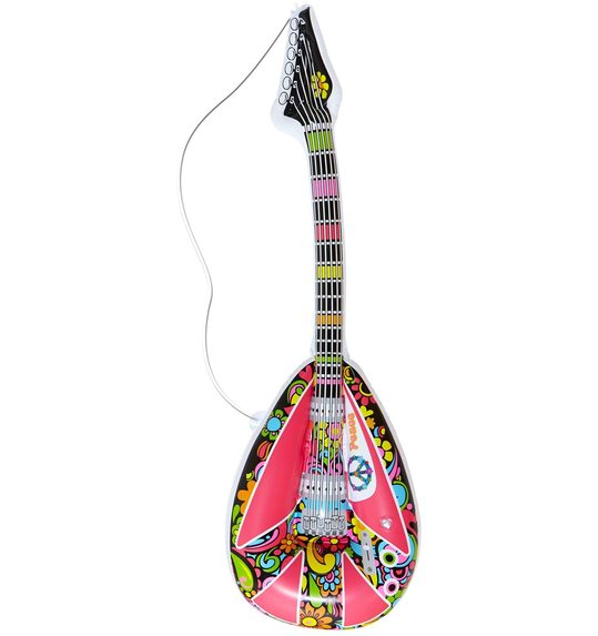 Opblaasbare hippie gitaar/mandolin