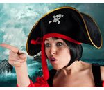 Piratenhoed Captain Dead / hoed piraat