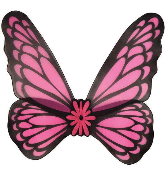 Roze vlinder vleugels