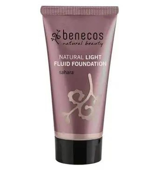 benecos natural light fluid foundation Sahara