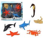 dieren oceaan 6 stuks plastic