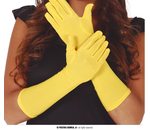 gele lange handschoenen 42 cm