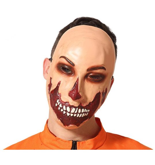 hallowwen plastic horror masker