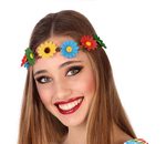 hippie lint met bloemetjes multicolor