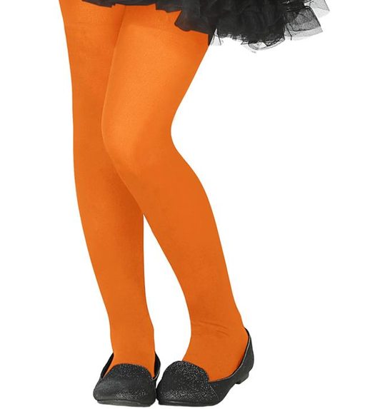 oranje panty voor kinderen