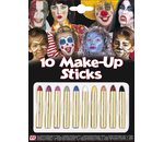 set van 10 make-up sticks