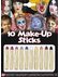 set van 10 make-up sticks