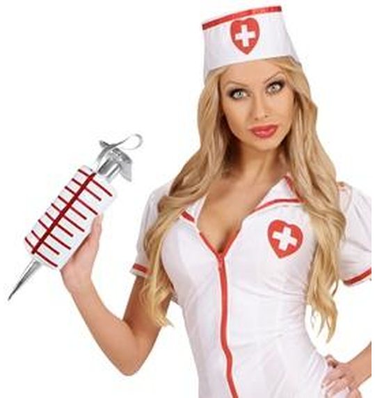 verpleegster spuit handtas