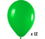 12 groene ballonnen