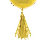 5 gouden pompoms voor deco of ballonnen