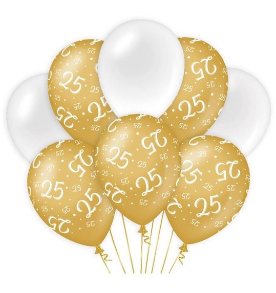Ballonnen verjaardag 25 jaar