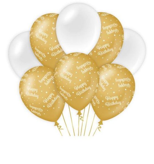 Ballonnen verjaardag Happy Birthday