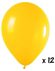 Ballons 12 stuks geel