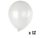 Ballons 12 stuks wit
