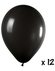 Ballons 12 stuks zwart