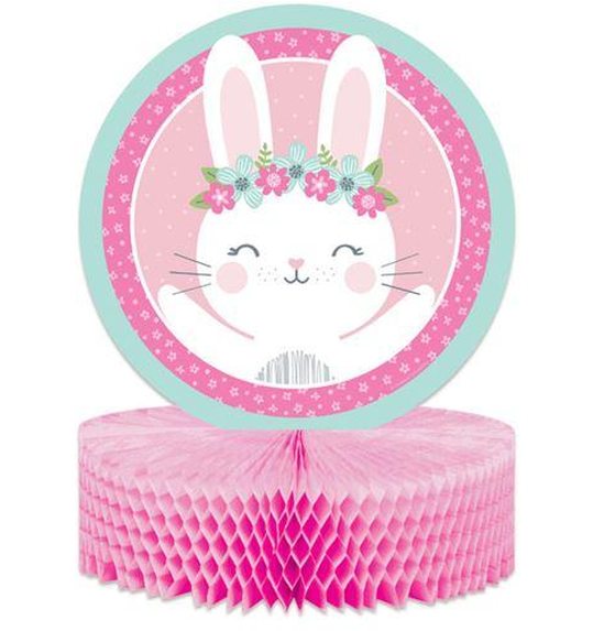 Centerpiece birthday bunny (31x23cm)