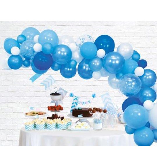 DIY ballon pakket voor boog baby blauw