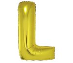 Folieballon 40 inch letter l goud
